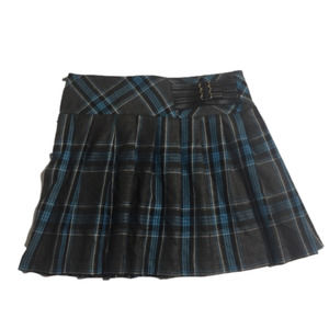 12Y College Plaid Mini Skirt